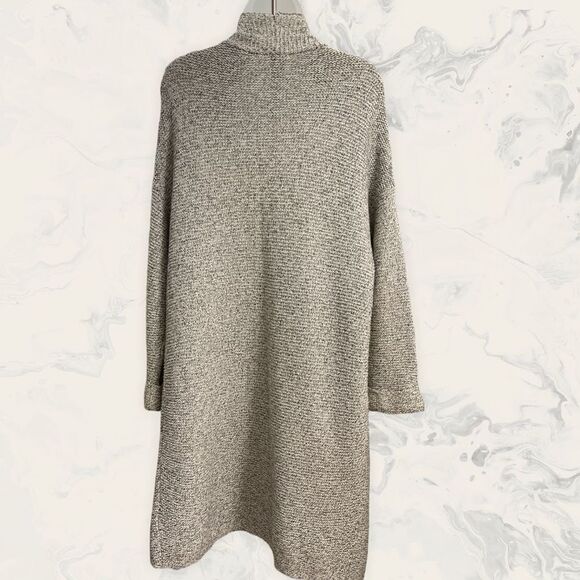 H&M Basic Oversized Long Knit Cardigan - Size XS - Grey - Picture 3 of 8